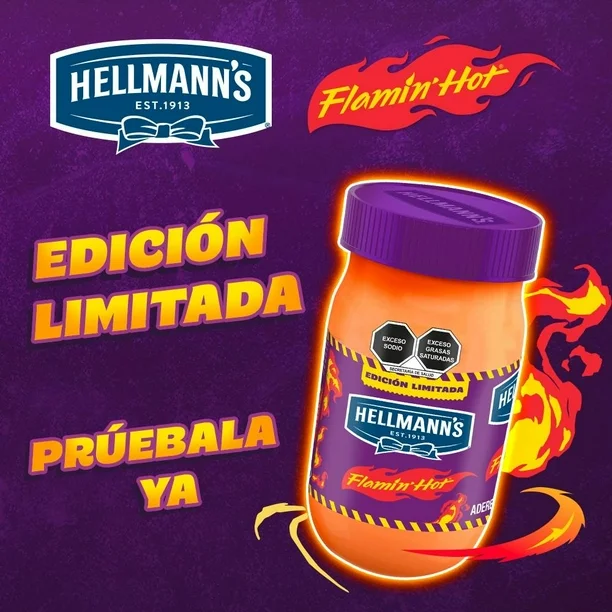 Hellmann's Mayo edición Flaming Hot