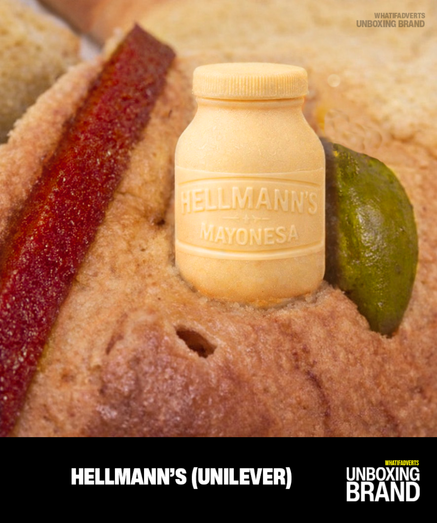 Hellmann's Mayonesa de Unilever como figura publicitaria dentro de una Rosca de Reyes – WhatIfAdverts, Unboxing Brand