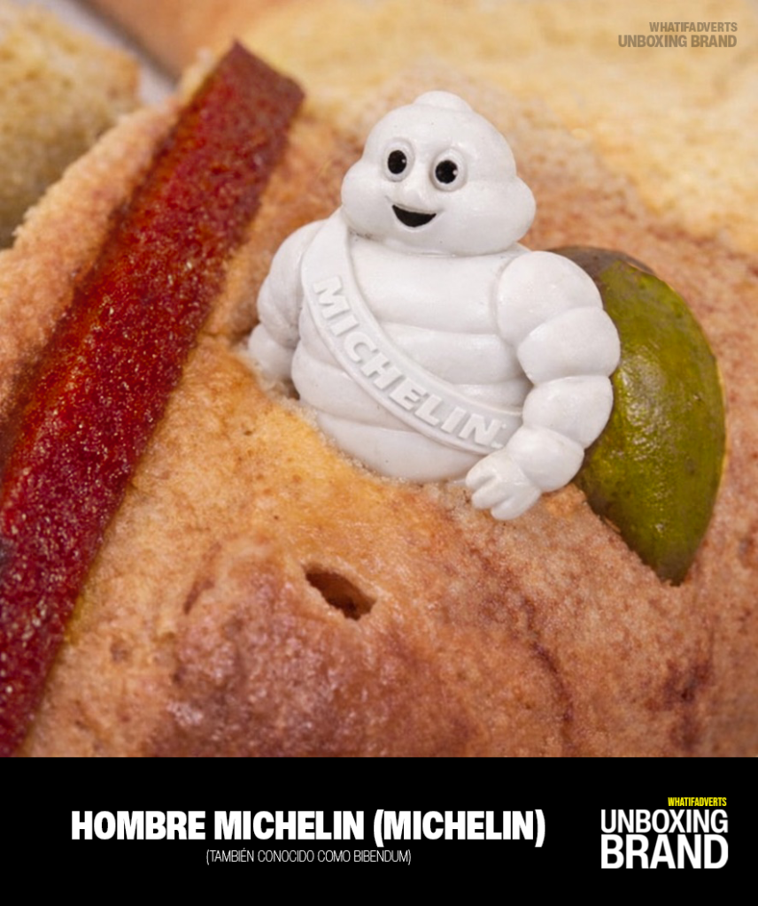 Bibendum de Michelin como figura publicitaria dentro de una Rosca de Reyes – WhatIfAdverts, Unboxing Brand