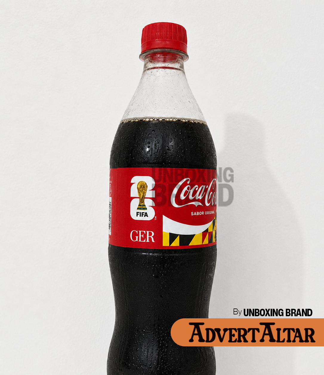Coca-Cola edición mundialista para GOOOLIZZA by Unboxing Brand