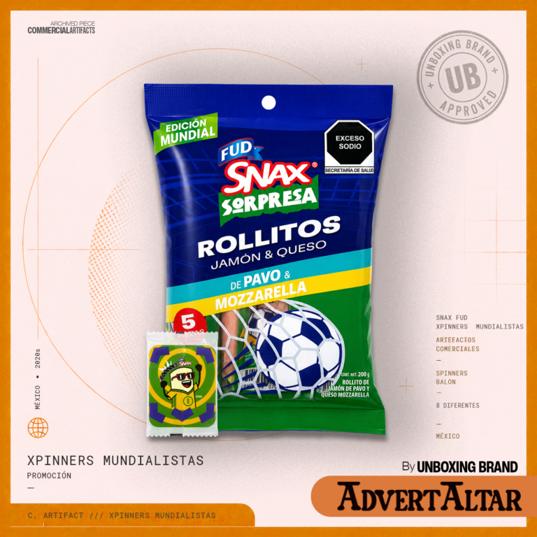 Snax Sorpresa Xpinners Mundialistas (Card) by AdvertAltar